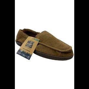 MUK LUKS Men's Emmett Moccasin Slipper Camel - Medium